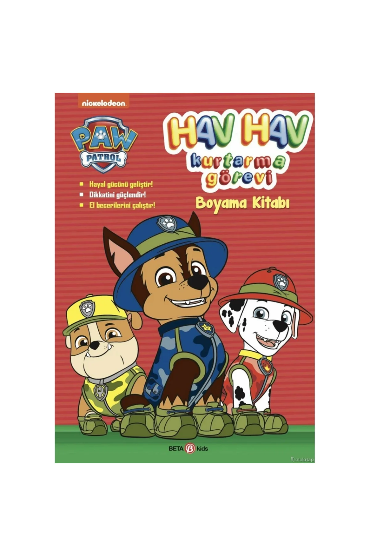Paw Patrol Hav Hav Kurtarma Görevi Boyama Kitabı