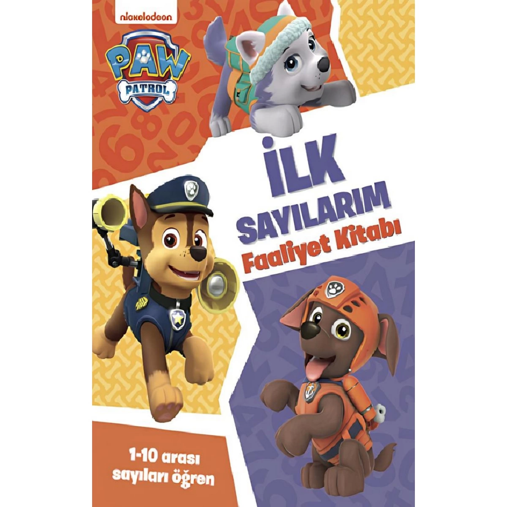 Paw Patrol İlk Sayılarım Faaliyet Kitabı 38062BT Paw Patrol İlk Sayılarım Faaliyet Kitabı 38062BT