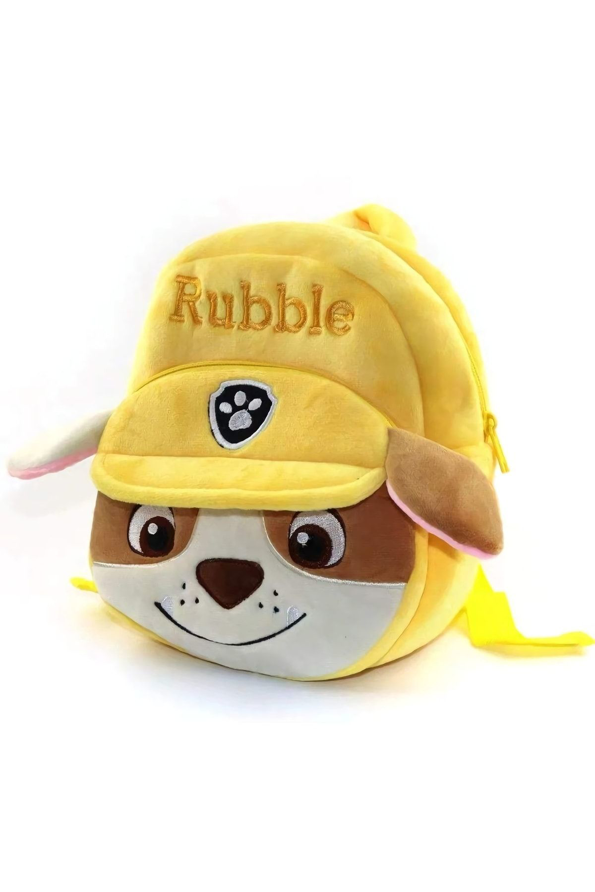 Paw Patrol Peluş Çanta Rubble Sarı Peluş Çanta Çocuk Çantası Paw Patrol Peluş Çanta Rubble Sarı Peluş Çanta Çocuk Çantası