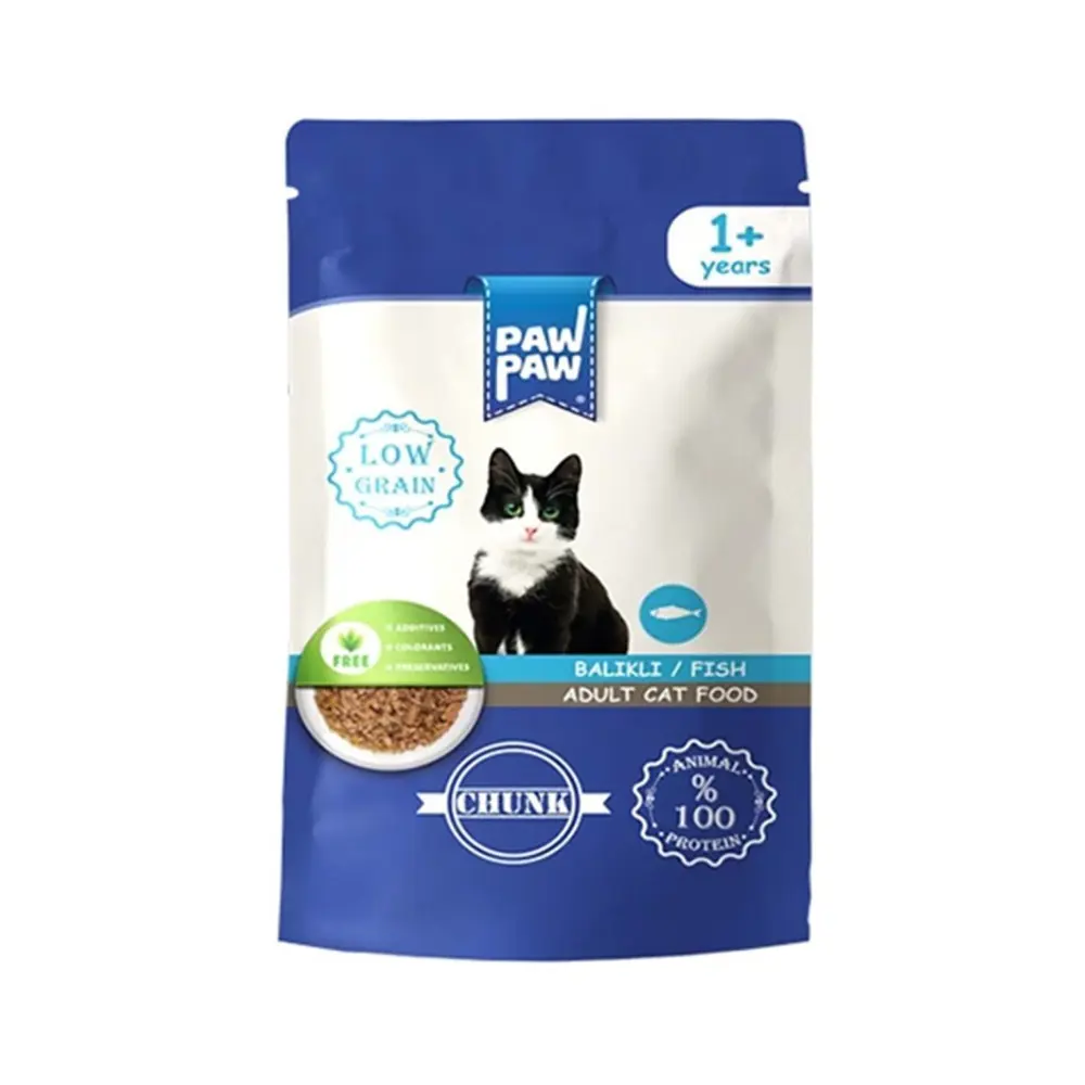 Paw Paw Kedi Yaş Maması Balıklı 85 Gr Paw Paw Kedi Yaş Maması Balıklı 85 Gr