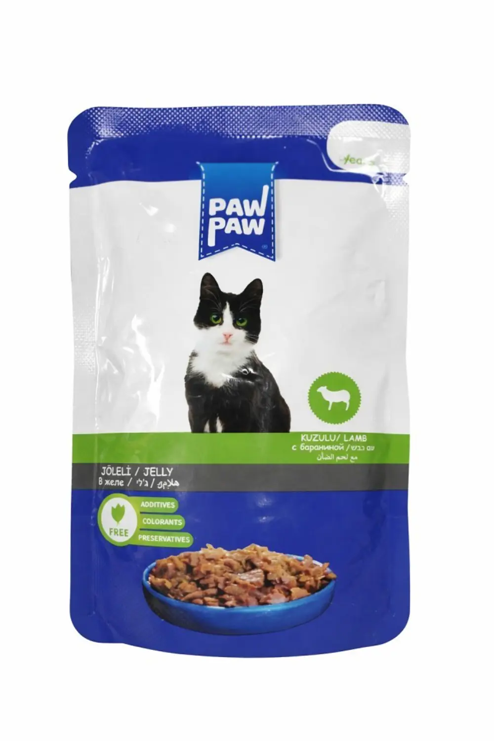 Paw Paw Kedi Yaş Maması Kuzulu 85 Gr Paw Paw Kedi Yaş Maması Kuzulu 85 Gr