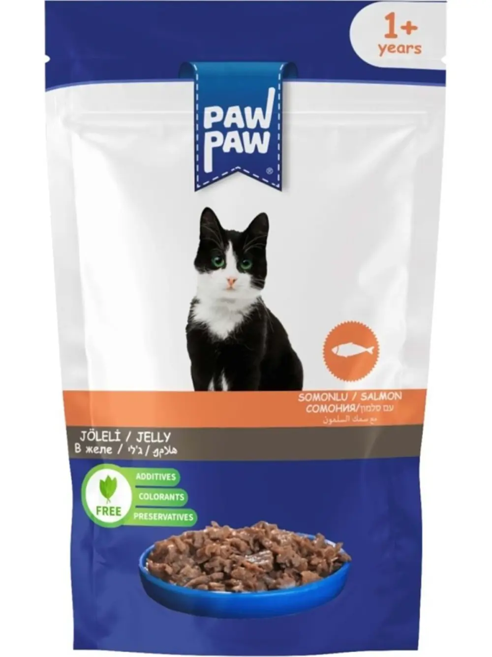 Paw Paw Kedi Yaş Maması Somonlu 85 Gr Paw Paw Kedi Yaş Maması Somonlu 85 Gr