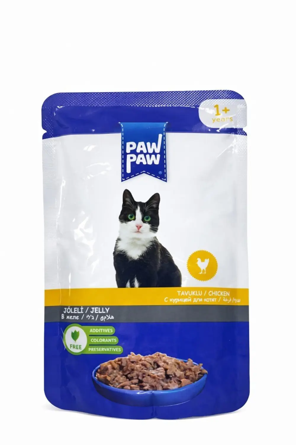 Paw Paw Kedi Yaş Maması Tavuklu 85 Gr Paw Paw Kedi Yaş Maması Tavuklu 85 Gr