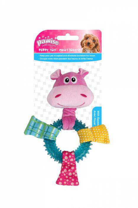 Pawise Dikenli Plastik Gövdeli Su Aygırı Köpek Oyuncağı Pawise Dikenli Plastik Gövdeli Su Aygırı Köpek Oyuncağı