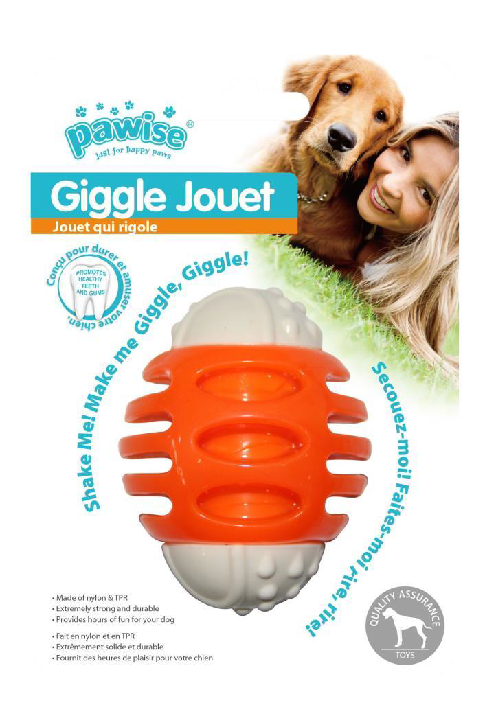 Pawise Giggle Jouet Sesli Rugby Topu Köpek Oyuncağı 8 Cm Pawise Giggle Jouet Sesli Rugby Topu Köpek Oyuncağı 8 Cm