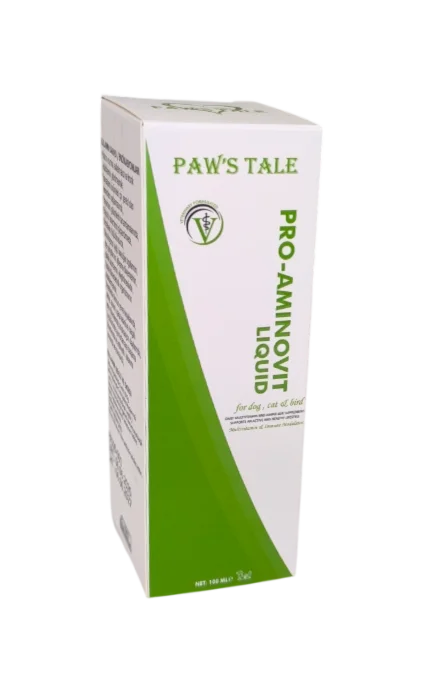 Paws Tale Pro-Aminovit Kedi Köpek Kuş Vitamin + Aminoasit Sıvı Takviye 100 ml