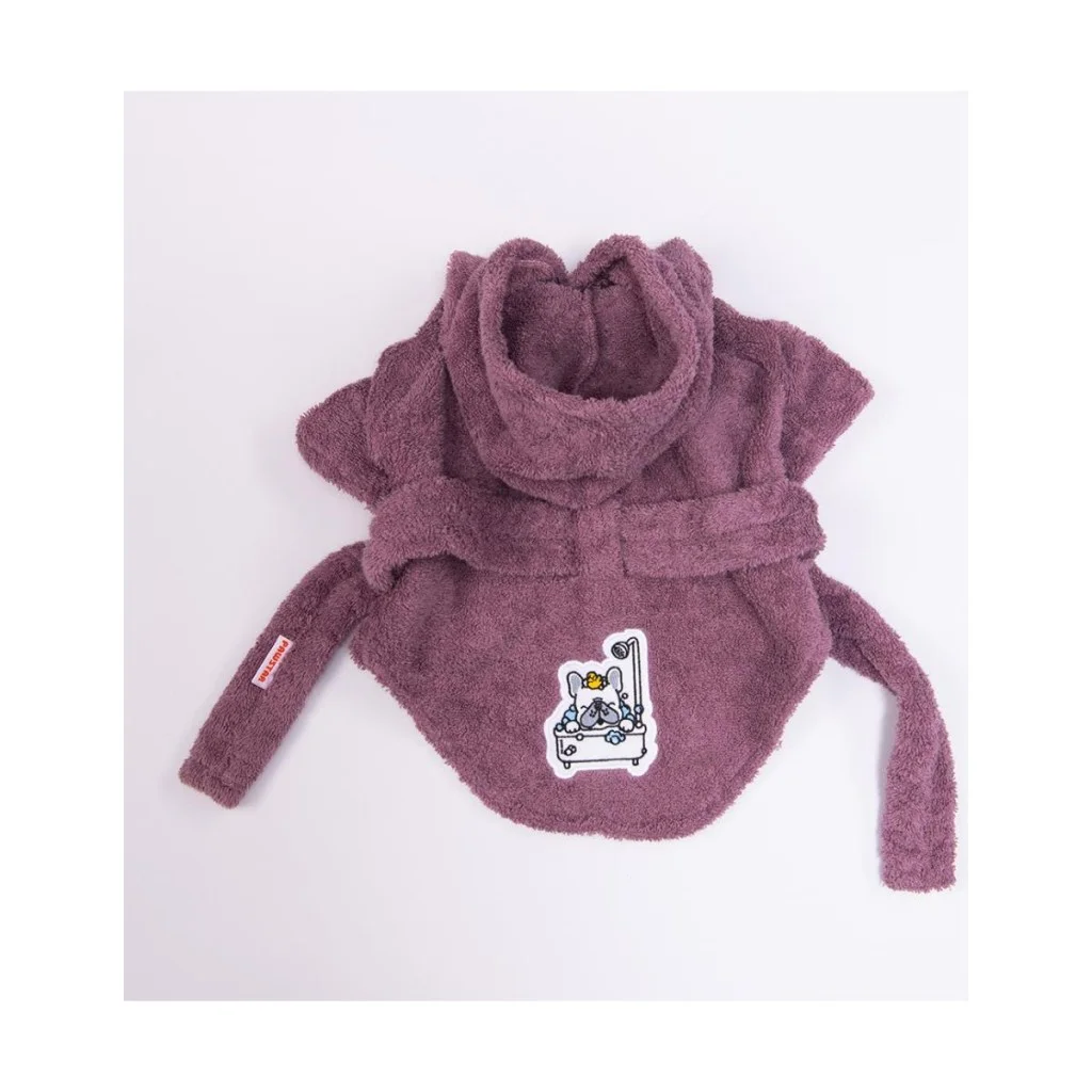 Pawstar Bornoz Kedi ve KÜÇÜK Köpek Mor Pattaya 2XL-3XL Pawstar Bornoz Kedi ve KÜÇÜK Köpek Mor Pattaya 2XL-3XL