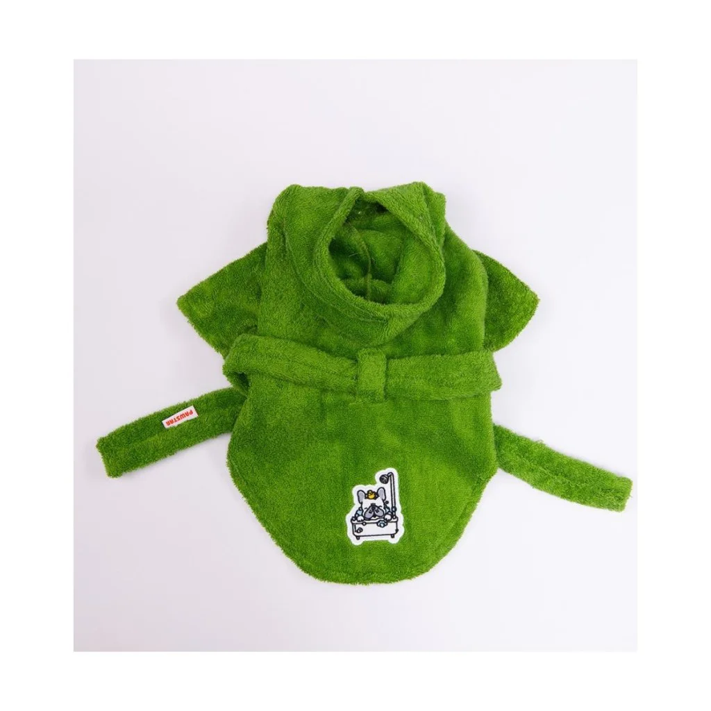 Pawstar Bornoz Kedi ve KÜÇÜK Köpek Limon Yeşili 2XL-3XL Pawstar Bornoz Kedi ve KÜÇÜK Köpek Limon Yeşili 2XL-3XL