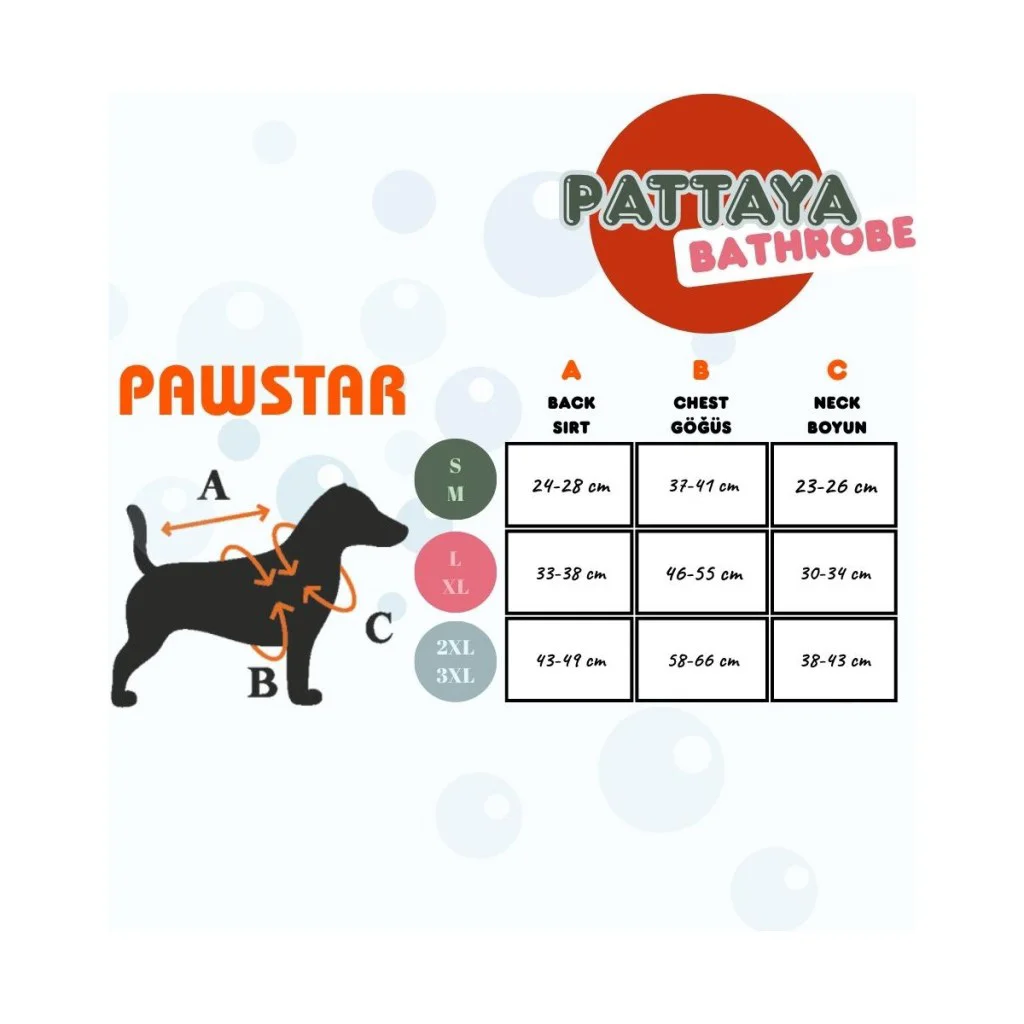 Pawstar Bornoz Kedi ve KÜÇÜK Köpek Limon Yeşili 2XL-3XL Pawstar Bornoz Kedi ve KÜÇÜK Köpek Limon Yeşili 2XL-3XL