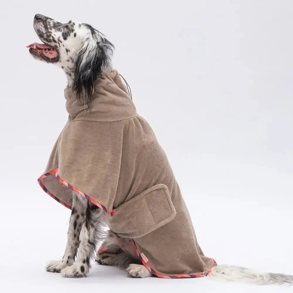 Pawstar Bornoz Orta Büyük Köpek Bej Bogota L Sırt33cm Göğüs46cm B