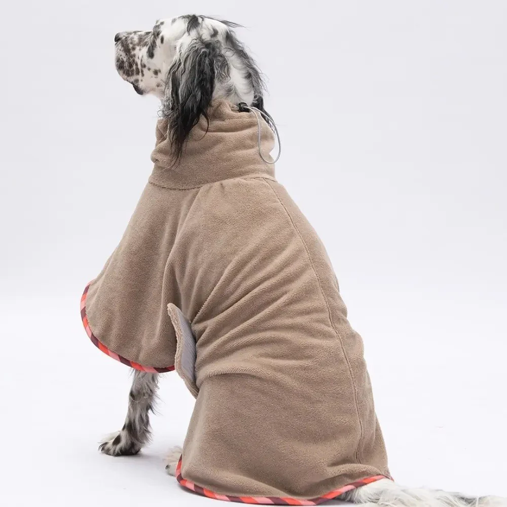 Pawstar Bornoz Orta Büyük Köpek Bej Bogota L Sırt33cm Göğüs46cm B