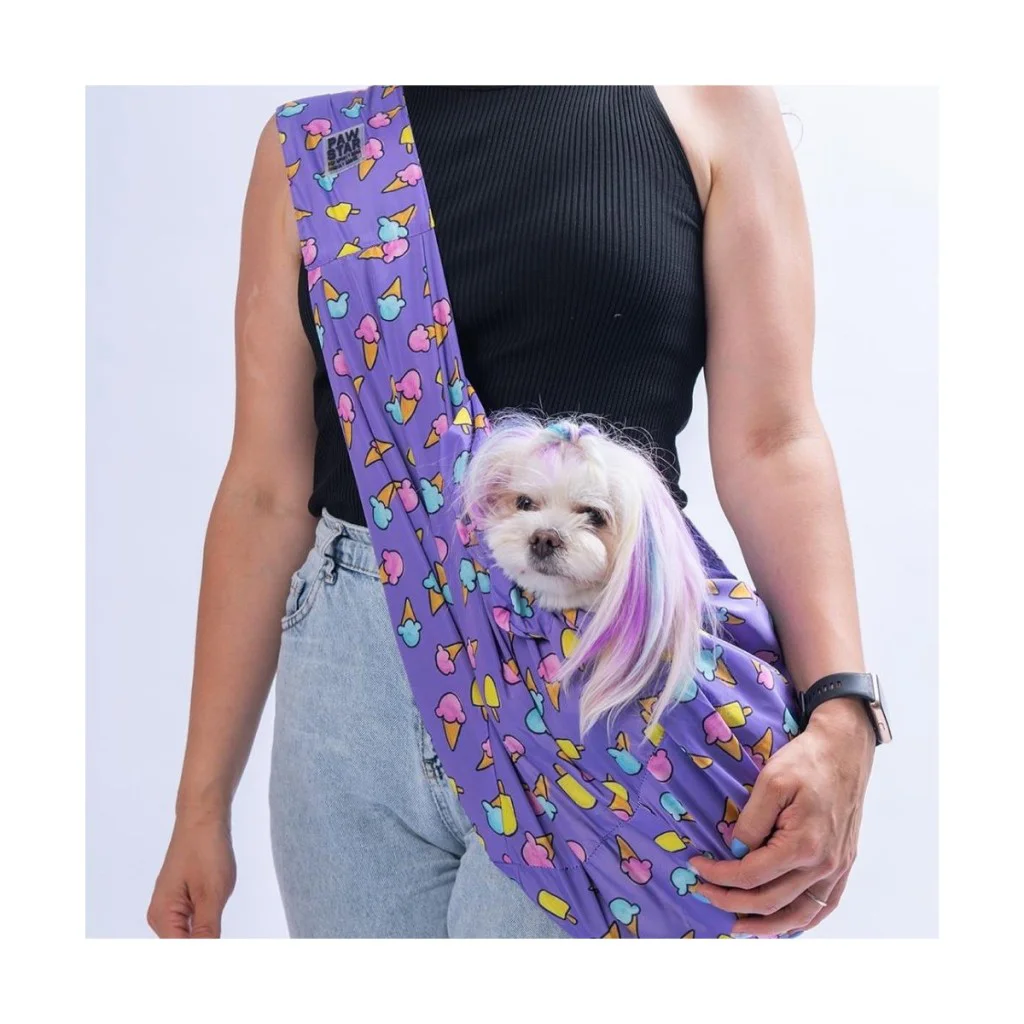 Pawstar Kedi, Küçük Köpek Taşıma Çantası Ice Cream CrossBody Bag 