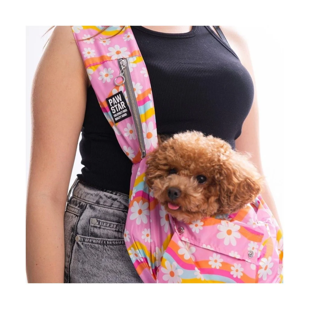 Pawstar Kedi, Küçük Köpek Taşıma Çantası Florence Daisy CrossBody Pawstar Kedi, Küçük Köpek Taşıma Çantası Florence Daisy CrossBody
