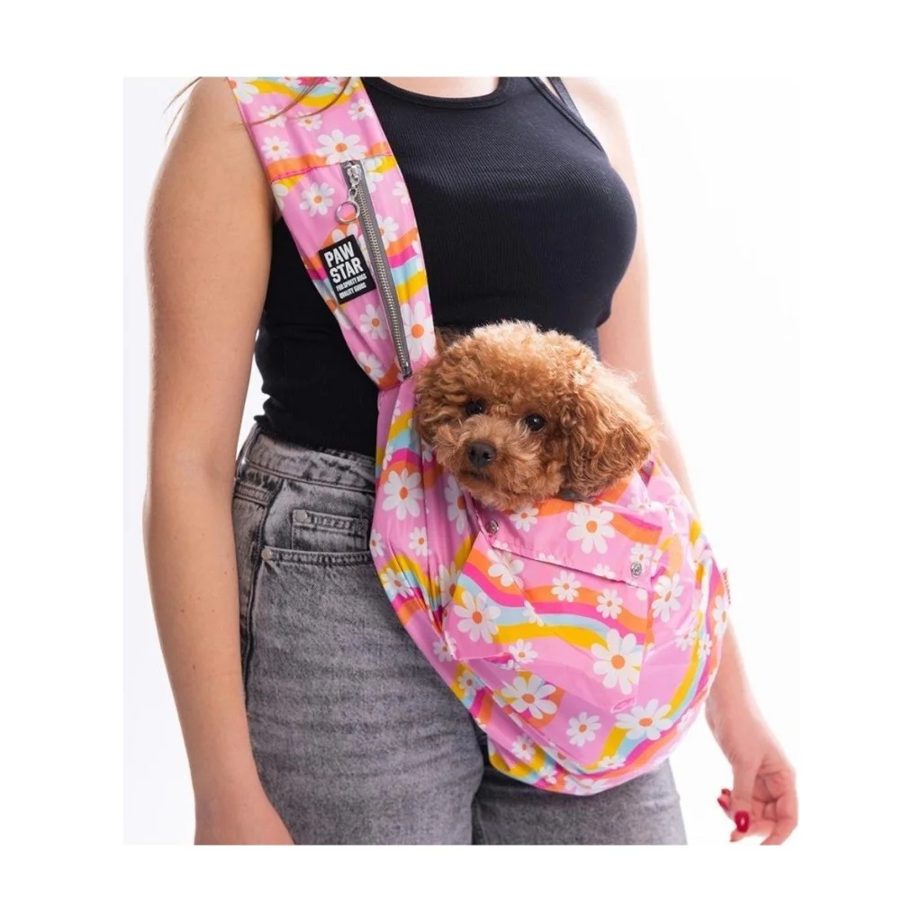 Pawstar Kedi, Küçük Köpek Taşıma Çantası Florence Daisy CrossBody Pawstar Kedi, Küçük Köpek Taşıma Çantası Florence Daisy CrossBody