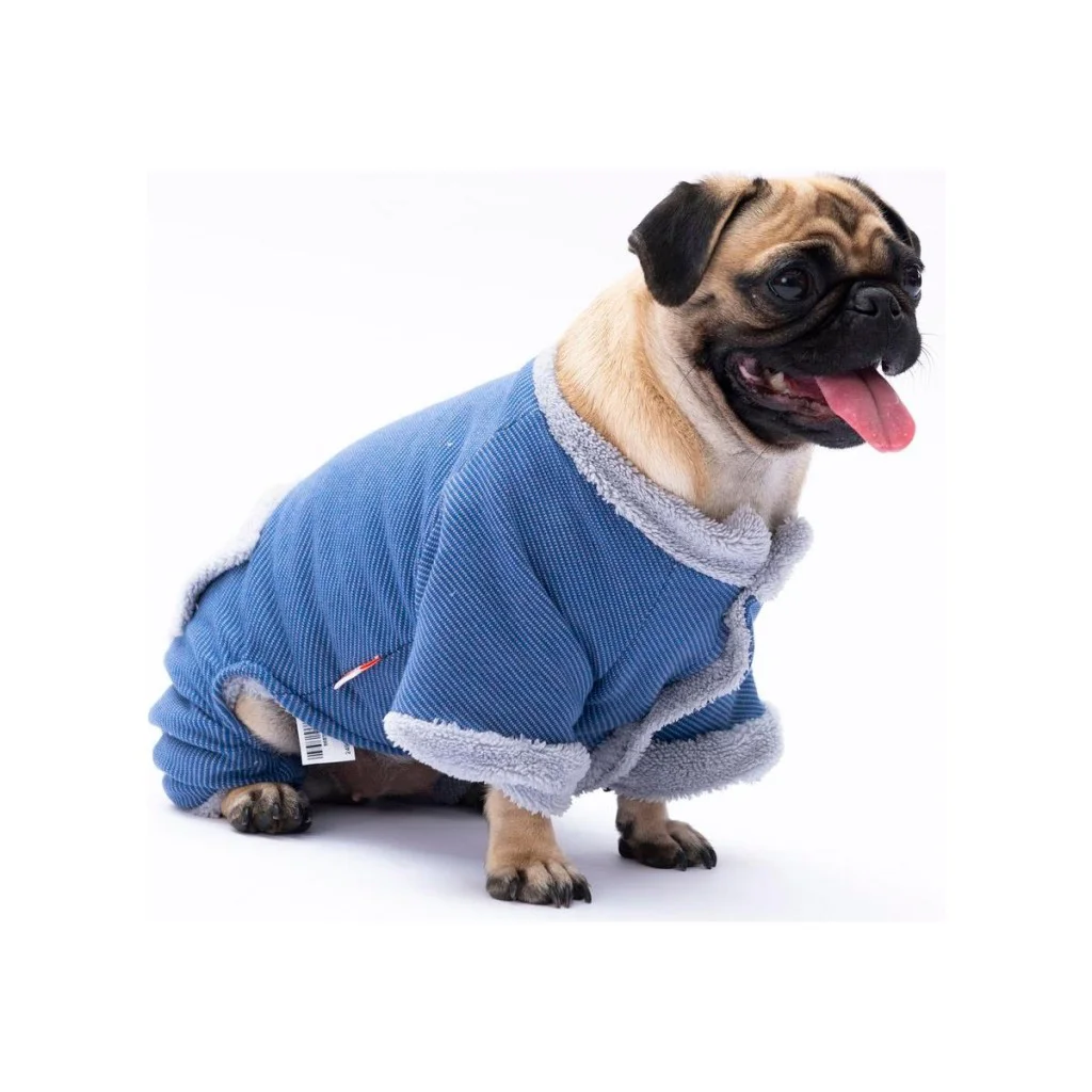 Pawstar Kedi ve KÜÇÜK Köpek Mavi Alabama Tulum XL Sırt38cm Göğüs5 Pawstar Kedi ve KÜÇÜK Köpek Mavi Alabama Tulum XL Sırt38cm Göğüs5