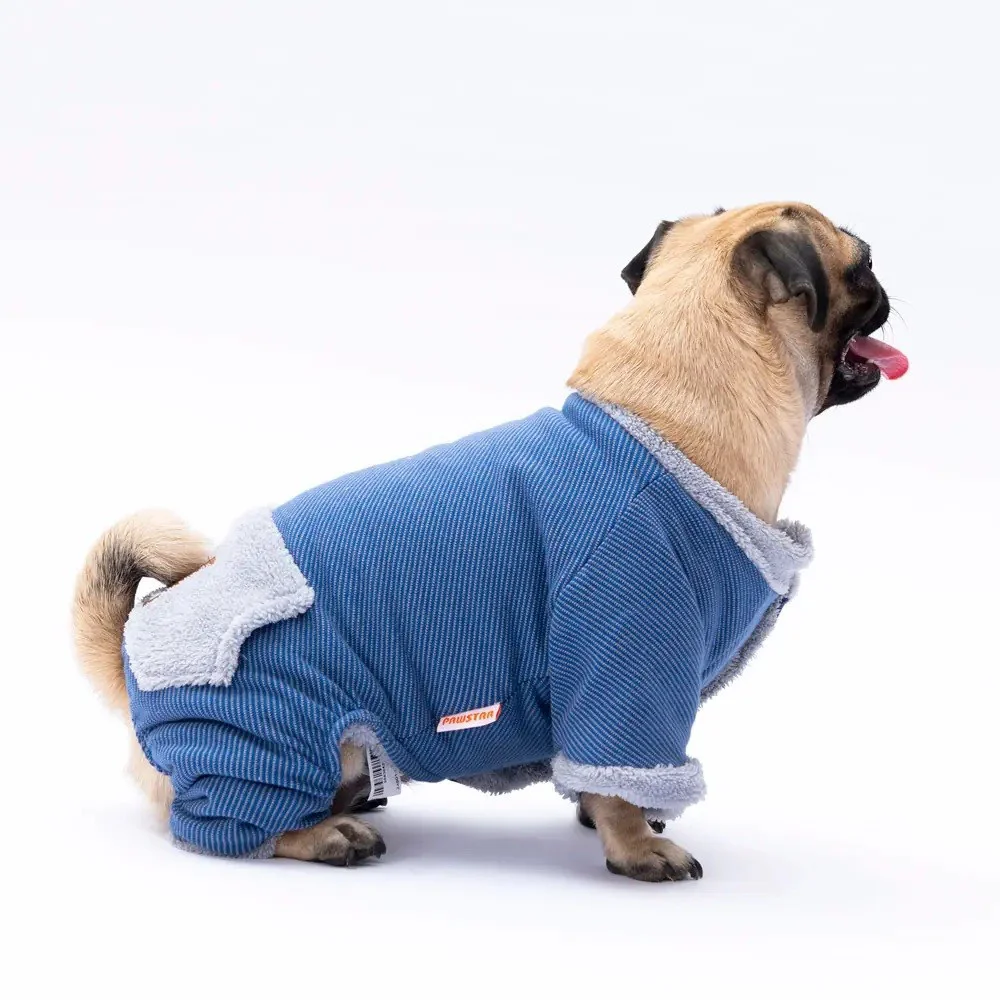 Pawstar Kedi ve KÜÇÜK Köpek Mavi Alabama Tulum L Sırt33cm Göğüs46 Pawstar Kedi ve KÜÇÜK Köpek Mavi Alabama Tulum L Sırt33cm Göğüs46