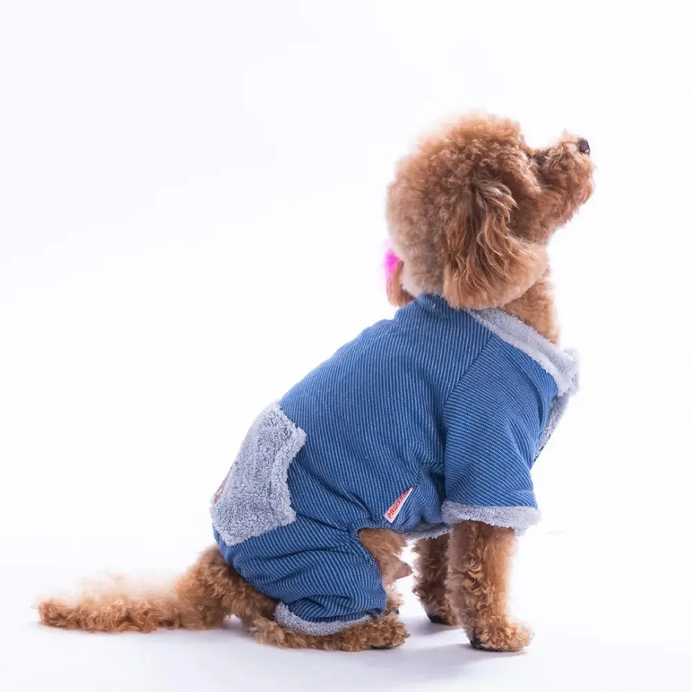 Pawstar Kedi ve KÜÇÜK Köpek Mavi Alabama Tulum XL Sırt38cm Göğüs5 Pawstar Kedi ve KÜÇÜK Köpek Mavi Alabama Tulum XL Sırt38cm Göğüs5