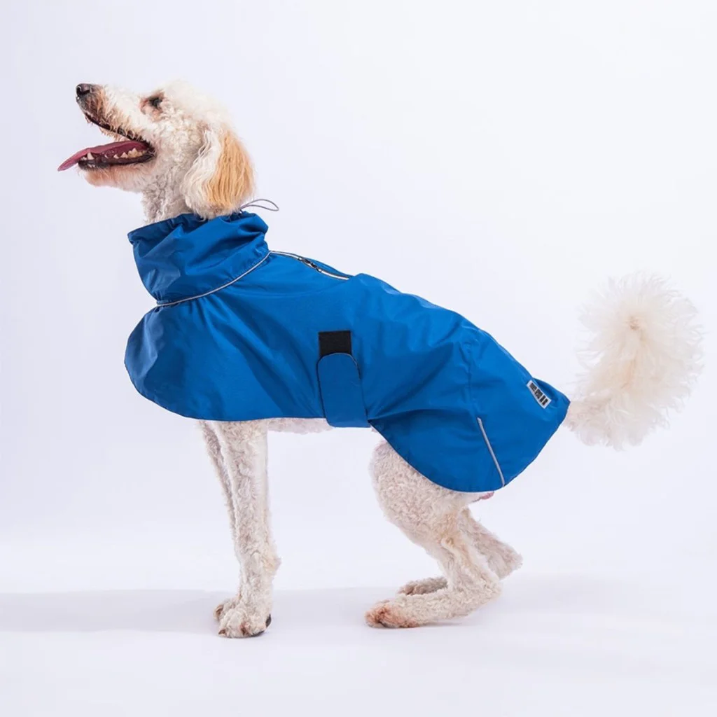 Pawstar Kedi ve KÜÇÜK Köpek MAVİ COLOMBİA RAİNCOAT M Sırt28cm Göğ