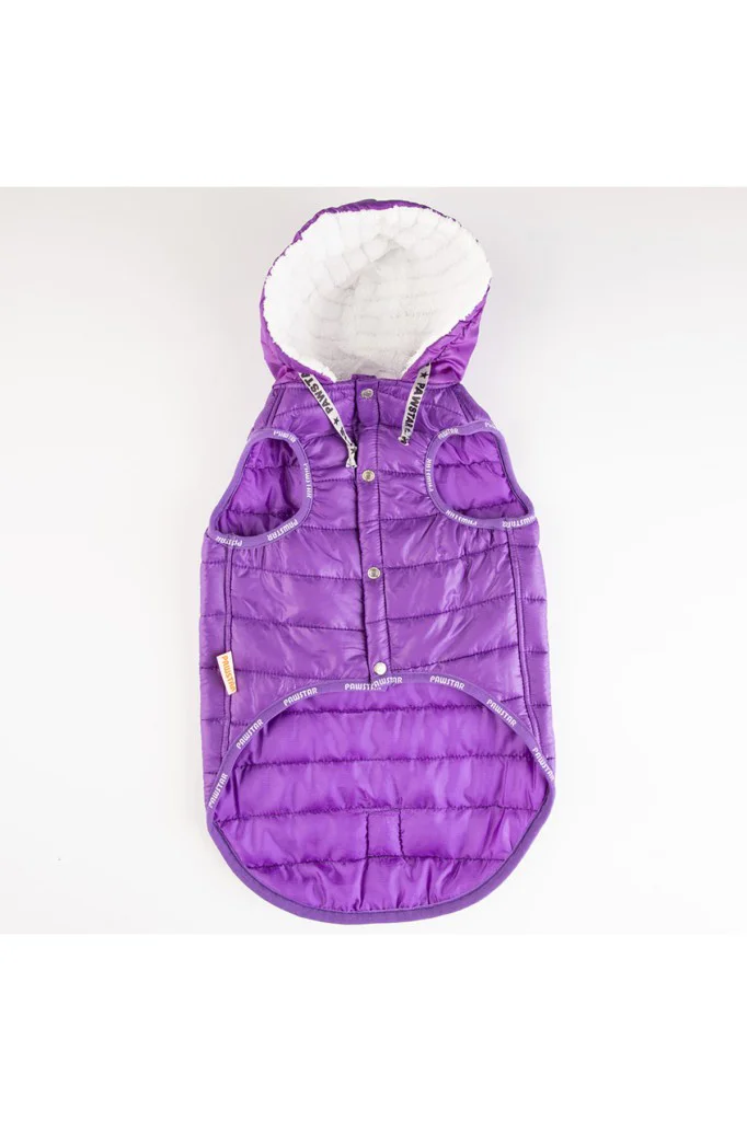 Pawstar Kedi ve KÜÇÜK Köpek Purple Railway Vest M Sırt28cm Göğüs4