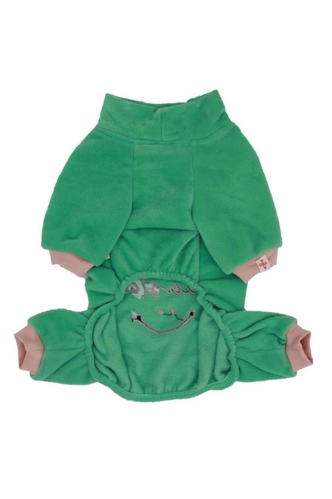 Pawstar Kedi ve KÜÇÜK Köpek Mint Smile Tulum M Sırt28cm Göğüs41cm