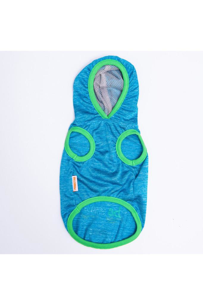 Pawstar Kedi ve KÜÇÜK Köpek T-Shirt Blue Style Hooded Kapşonlu M 