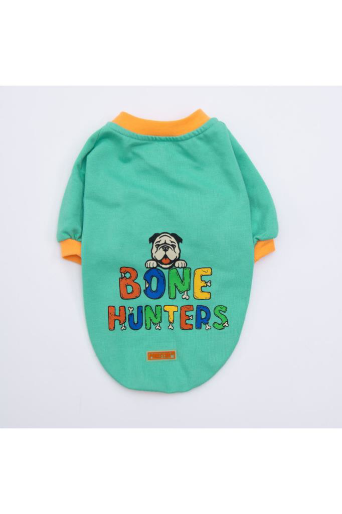 Pawstar Kedi ve KÜÇÜK Köpek Mint Bone Hunter Sweat M Sırt28cm Göğ