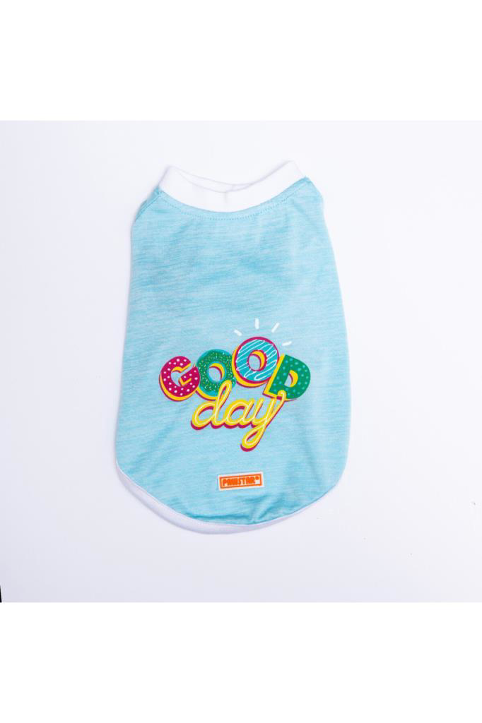 Pawstar Kedi ve KÜÇÜK Köpek Blue Good Day Sweat 2XL Sırt43cm Göğü