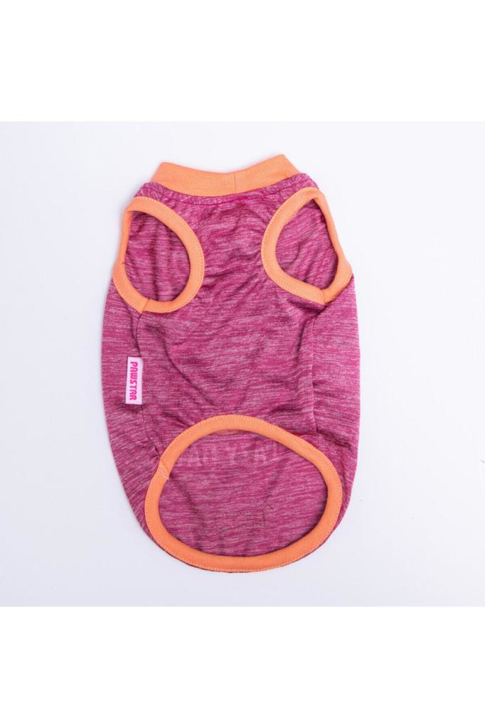 Pawstar Kedi ve KÜÇÜK Köpek T-Shirt Fuchsia Lazy 2XL Sırt43cm Göğ