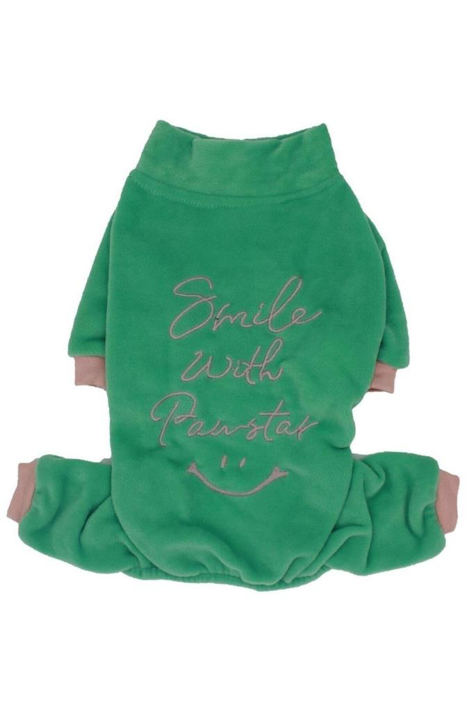 Pawstar  Kedi Ve Küçük Köpek Mint Smile Tulum 2Xl Sirt43cm Göğüs58