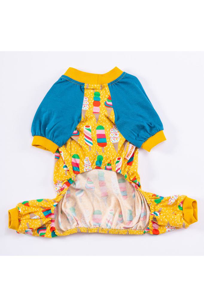 Pawstar  Köpek İce Creams Pyjamas Medium Sirt28cm Göğüs41cm Boyun2