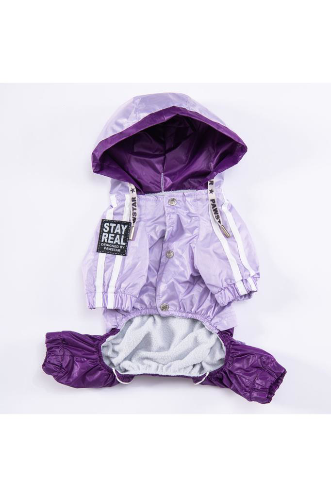 Pawstar Köpek Lilac-Purple Bicolor Rompers Medium Sırt28cm Göğüs4