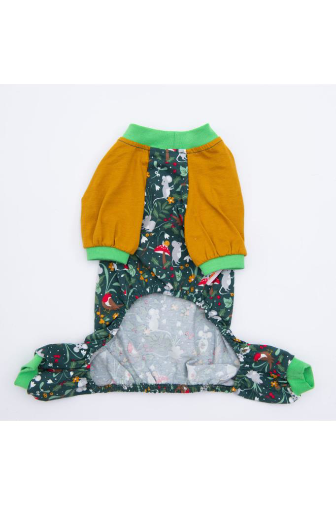 Pawstar Köpek Mice Pyjamas Large Sırt33cm Göğüs46cm Boyun30cm