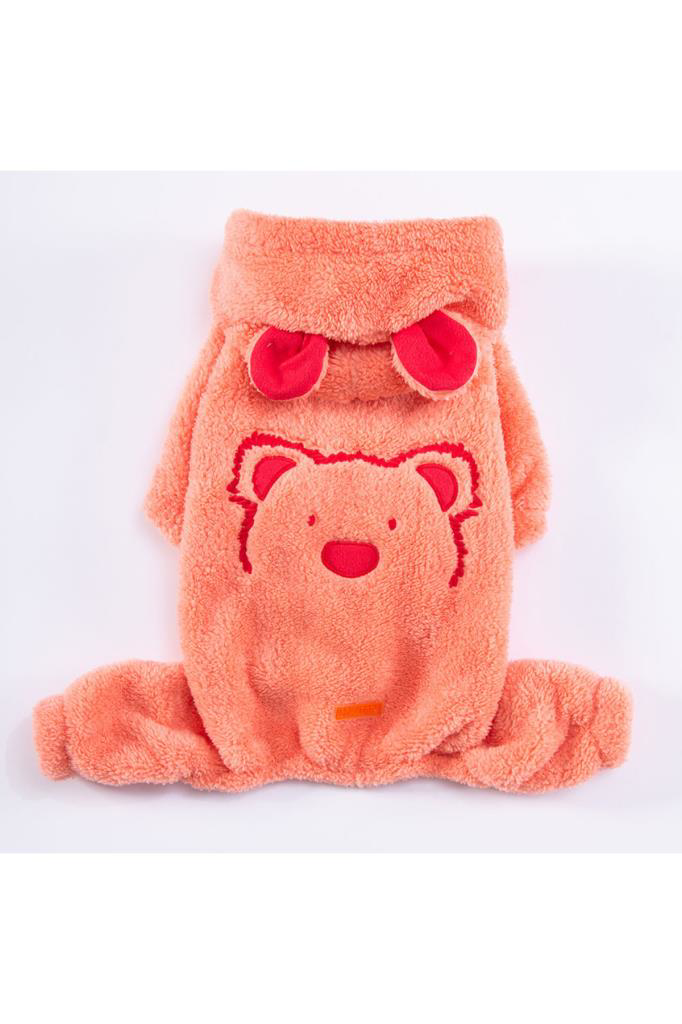 Pawstar Köpek Salmon Koala Rompers 2XLarge Sırt43cm Göğüs58cm Boy