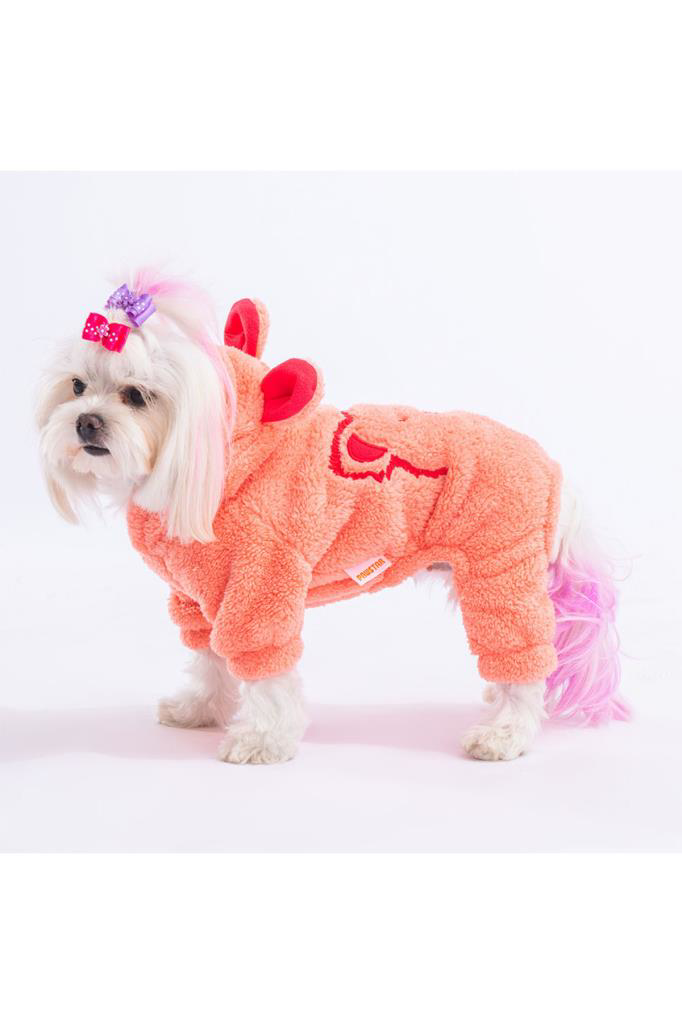 Pawstar Köpek Salmon Koala Rompers 2XLarge Sırt43cm Göğüs58cm Boy