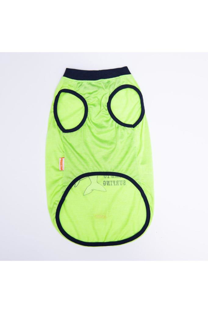 Pawstar  Köpek T-Shirt Yeşil Shark Büyük 7Xl Sirt76cm Göğüs92cm Bo