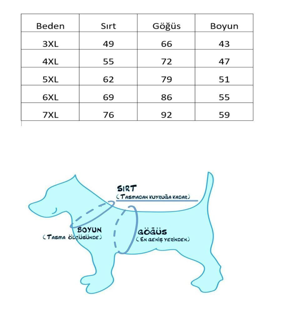 Pawstar  Köpek T-Shirt Yeşil Shark Büyük 3Xl Sirt49cm Göğüs66cm Bo