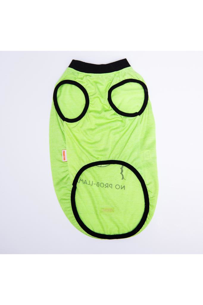 Pawstar  Köpek T-Shirt Yeşil No Prob-Lama Büyük 5Xlarge Sirt62cm G