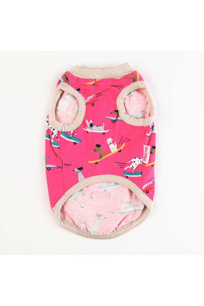 Pawstar  Köpek T-Shirt Skate Dogs Small Sirt24cm Göğüs37cm Boyun23