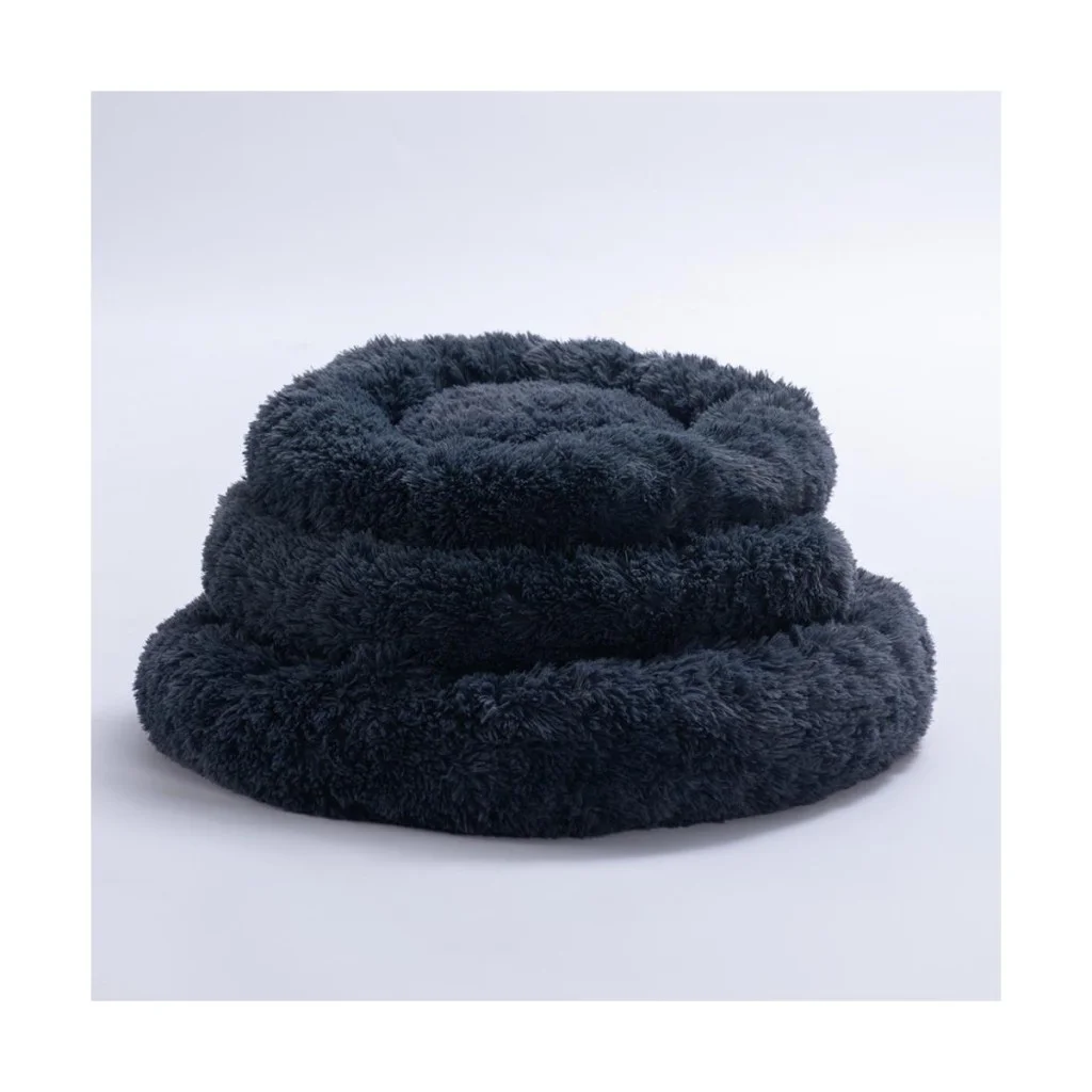 Pawstar Lüx Donut Kedi Köpek Yatağı Yıkanabilir Antrasit 65 cm Pawstar Lüx Donut Kedi Köpek Yatağı Yıkanabilir Antrasit 65 cm