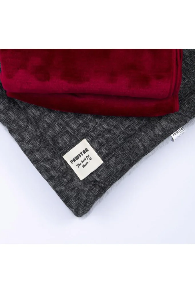 Pawstar Lüx Pet Mat Kedi Köpek Yatağı Yıkanabilir Antrasit 50-70c