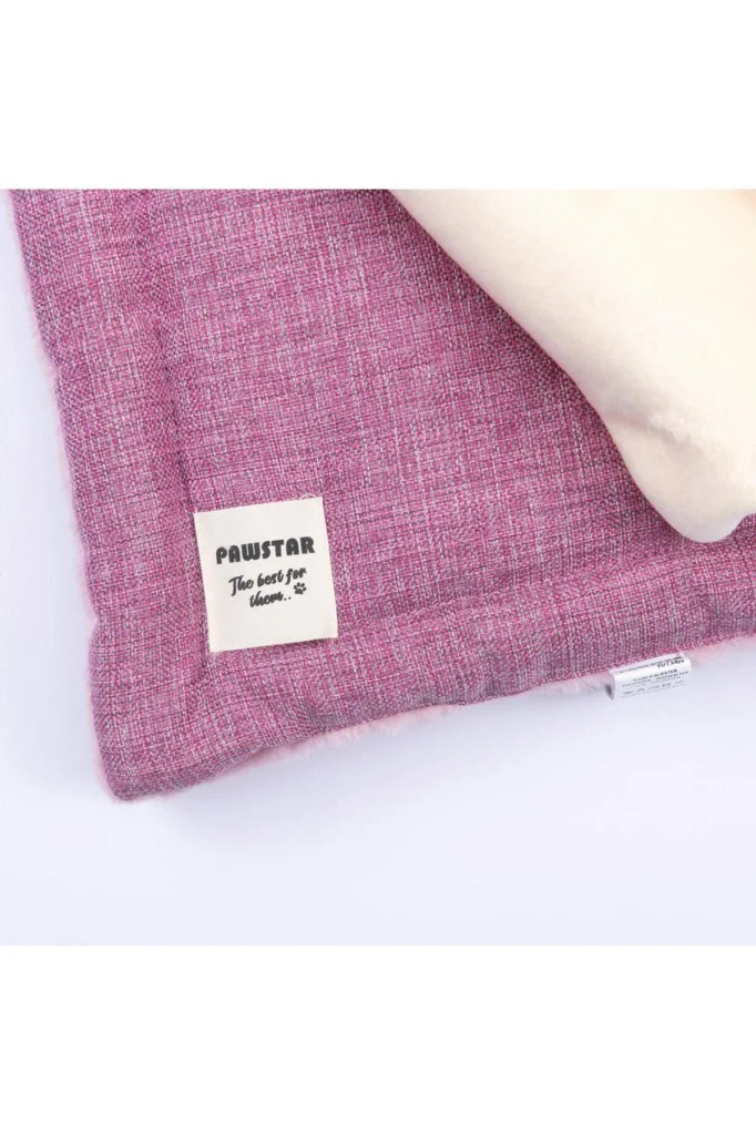 Pawstar Lüx Pet Mat Kedi Köpek Yatağı Yıkanabilir Rose 70-100cm