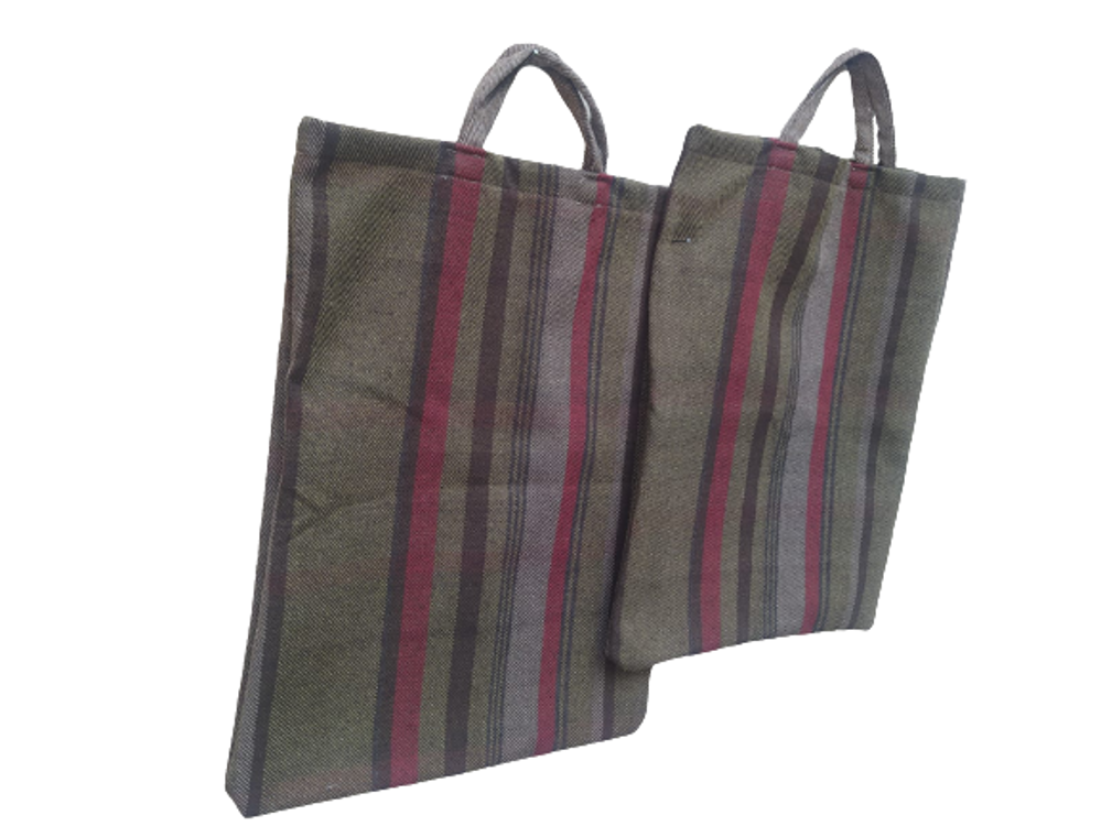 PAZAR ÇANTA 2Ad 18551 Döşeme Kareli Kumaş Koyu Renk Desen 40kg Ta