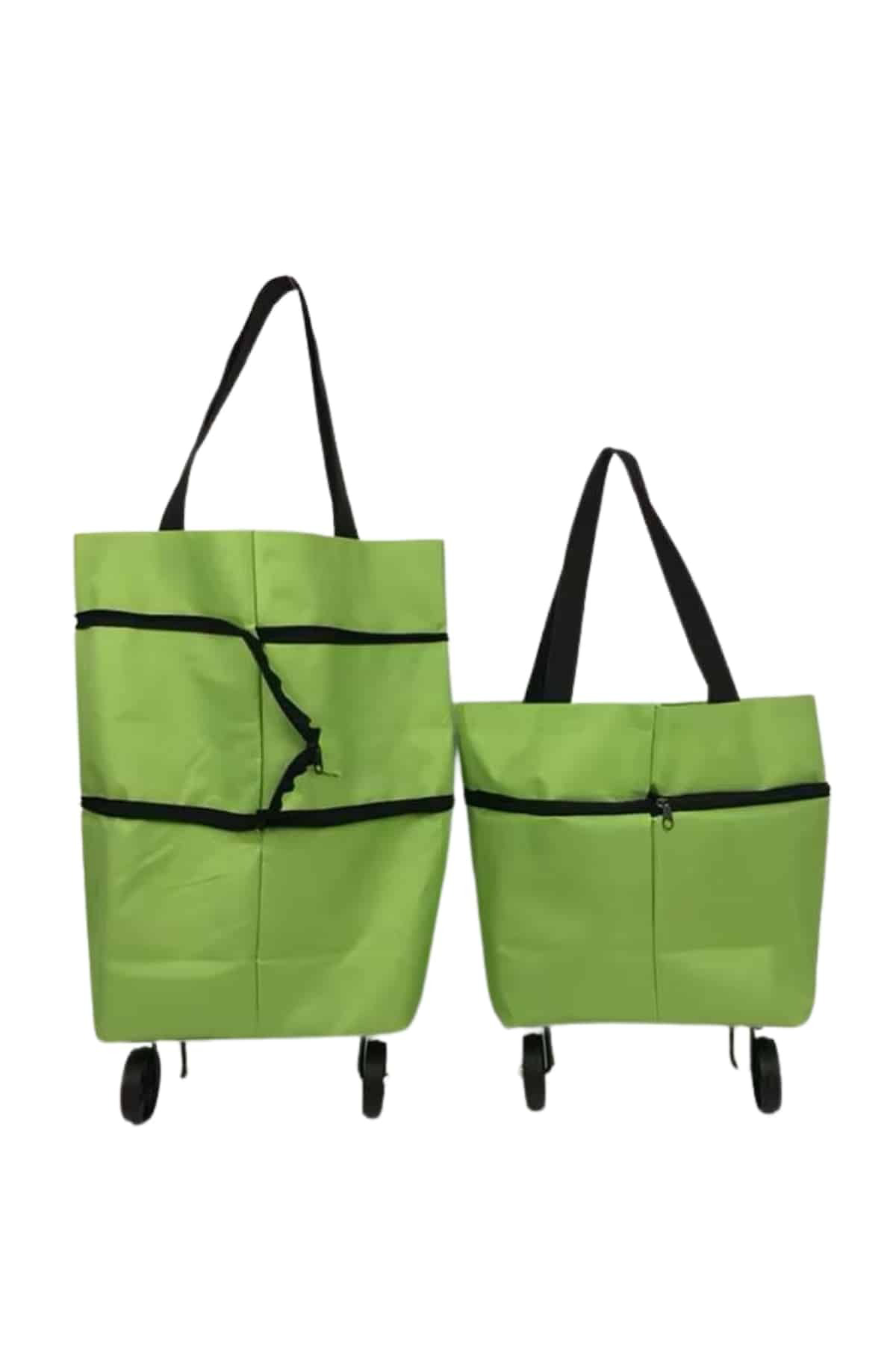 Pazar Çantası Tekerlekli Katlanır Pazar Arabası Çanta Market Alış