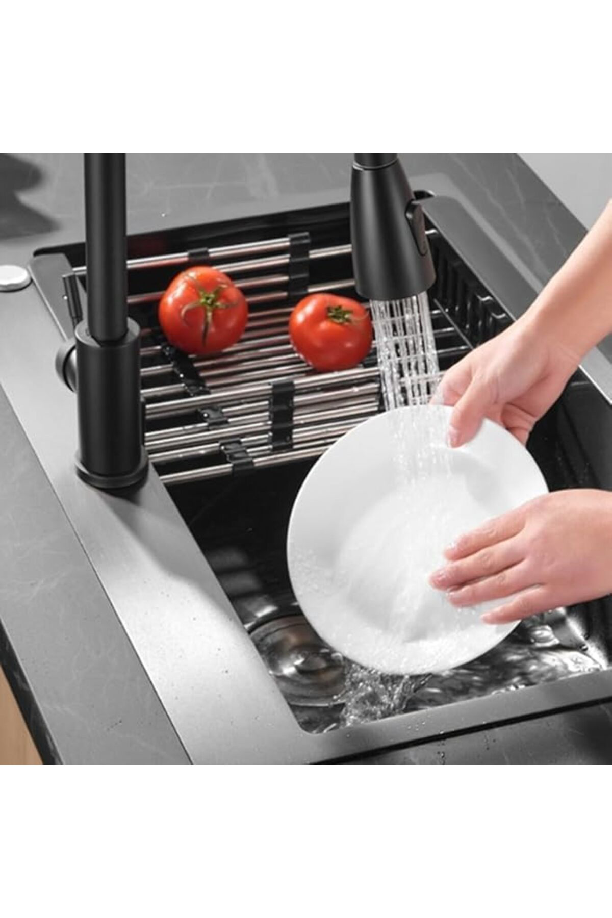 PazarDunyasi KINETEX Musluk, yedek duş başlığı, 360° döndürülebil