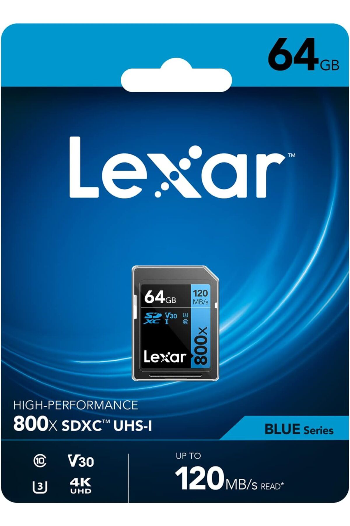 PazarDunyasi Lexar® 64GB Professional 800x SDXC™ UHS-I cards, up