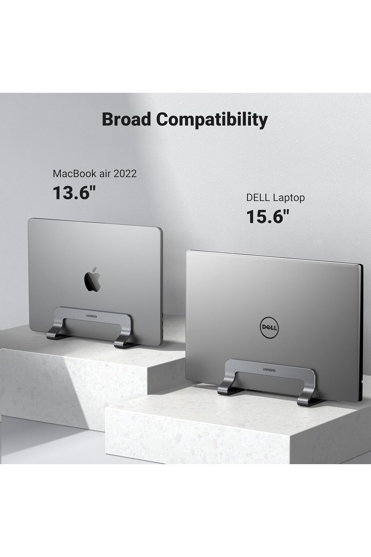 PazarDunyasi Ugreen 20471 Alüminyum Macbook Dikey Masaüstü Stand