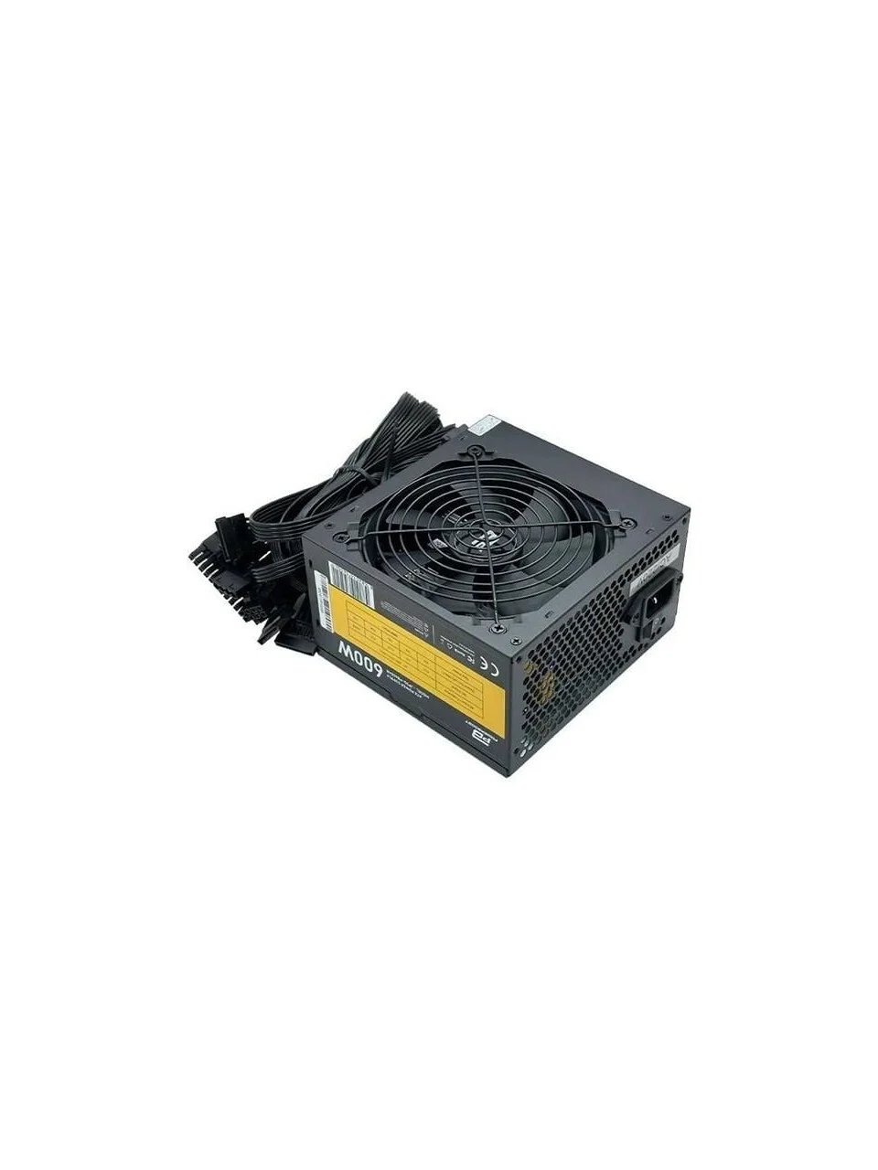 PB-600AR 600W APFC 2*PCI-E 6+2 Pin 12cm Siyah Fanlı  ATX Power Supply