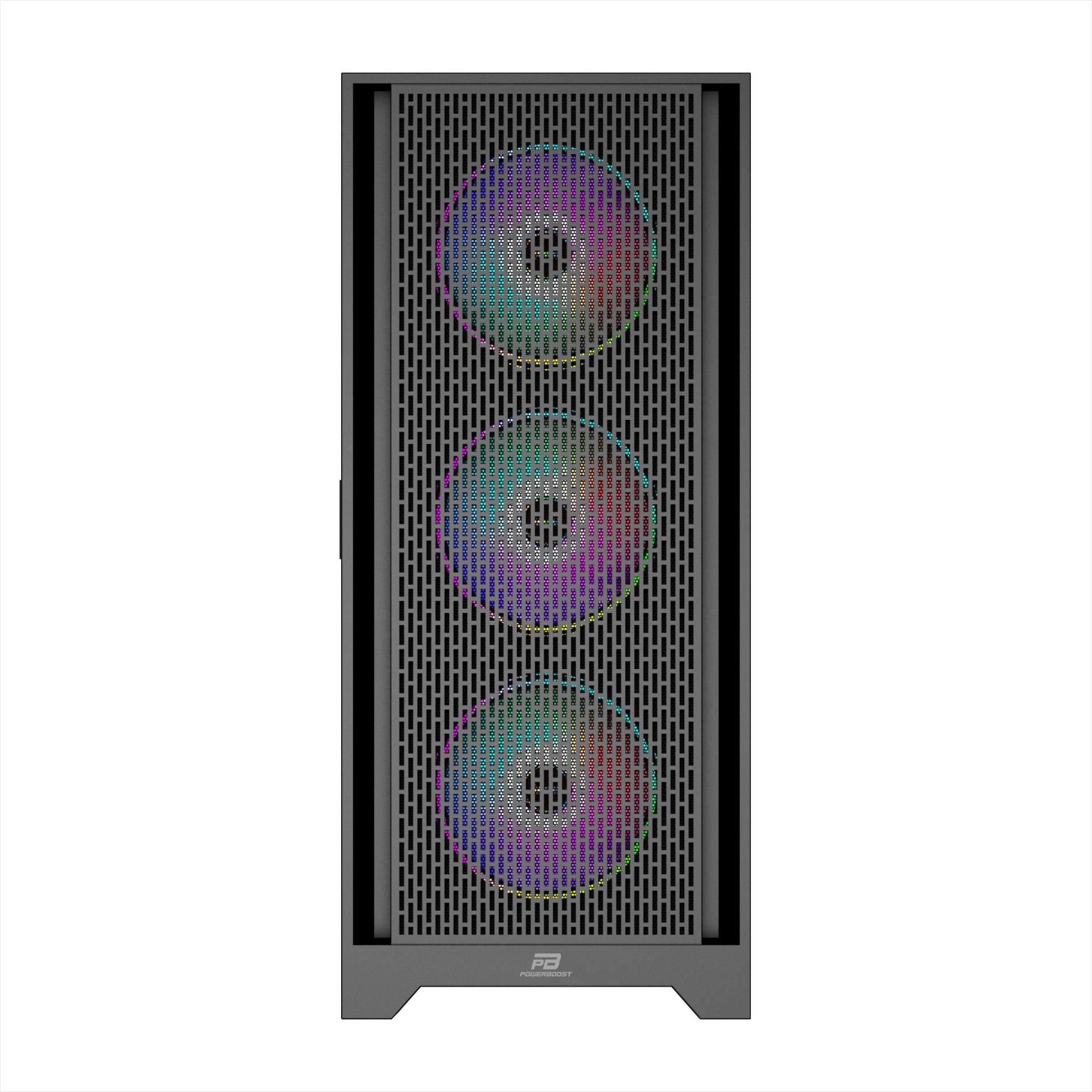 Tunçmatik Pb-P1600b Usb 3.0 Mesh Argb Fanli Gaming Siyah Kasa