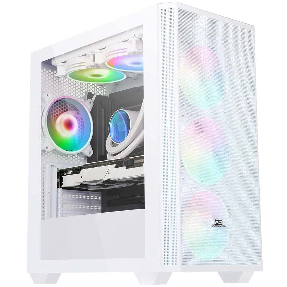 PB-P2252BW USB 3.0, ATX Mesh, Ring ARGB Fan, Beyaz Kasa Fiyatı, Yorumları ve Özellikleri