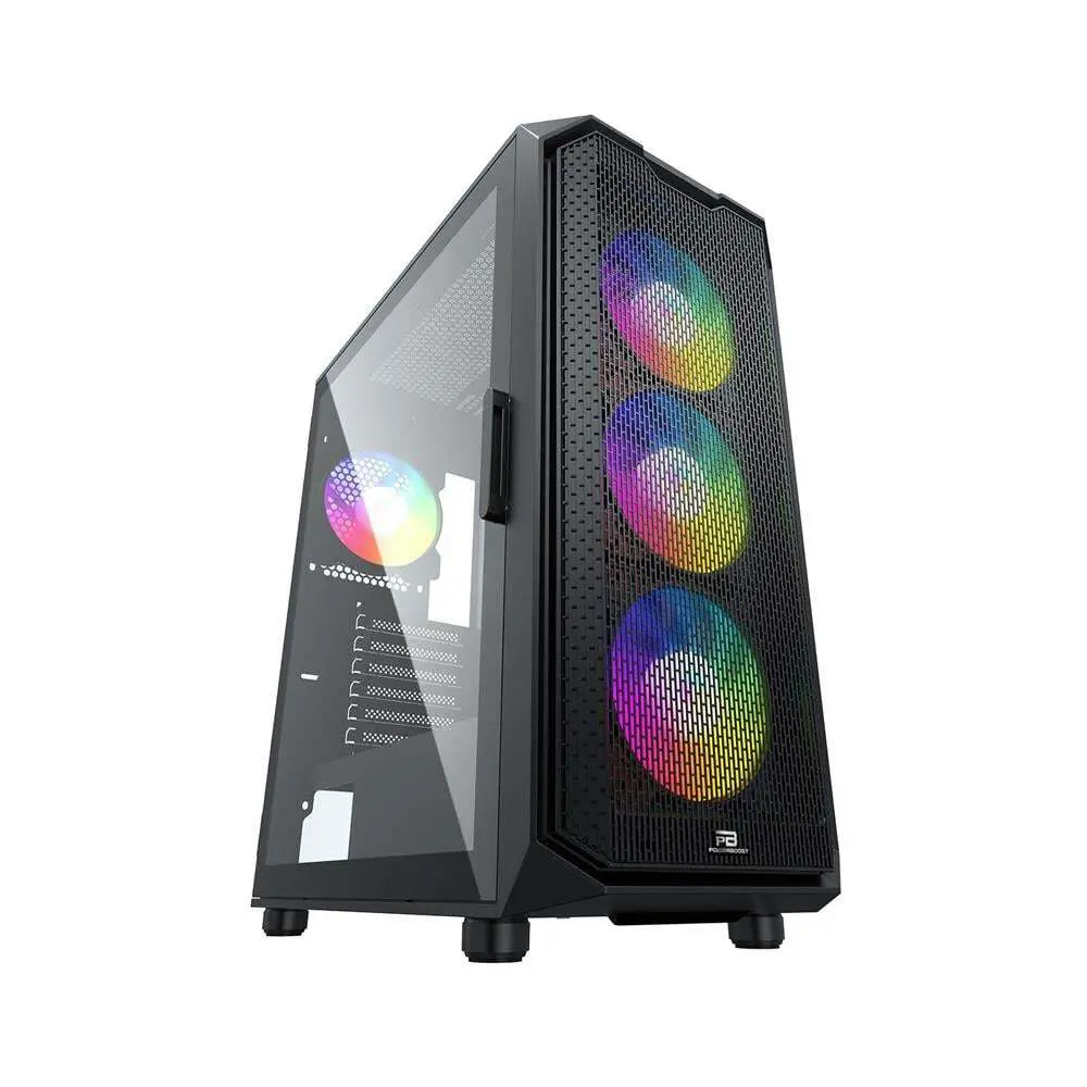 PB-P521LBK 750w 80+ Bronze USB 3.0 ATX Mesh RGB fan siyah Kasa
